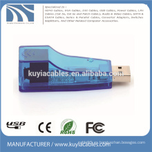 Adaptador RJ45 de red LAN Ethernet 10 / 100M USB 2.0 nuevo